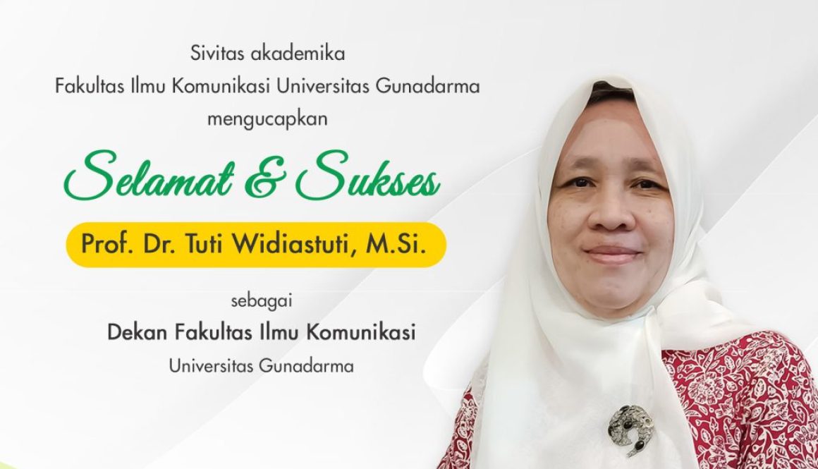 Ucapan selamat bertugas Dekan FIKOM UG baru