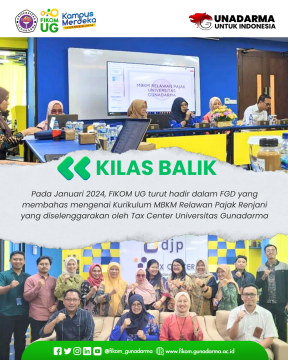 KILAS BALIK FGD KURIKULUM RELAWAN PAJAK RENJANI-FIKOM UG