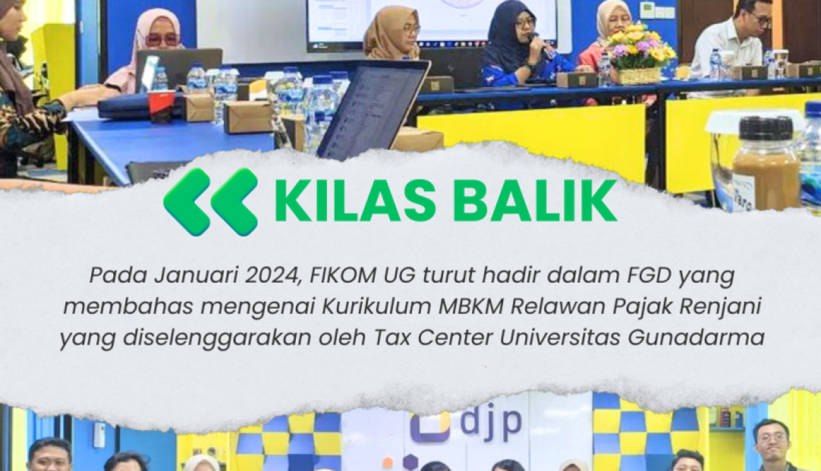 KILAS BALIK FGD KURIKULUM RELAWAN PAJAK RENJANI-FIKOM UG