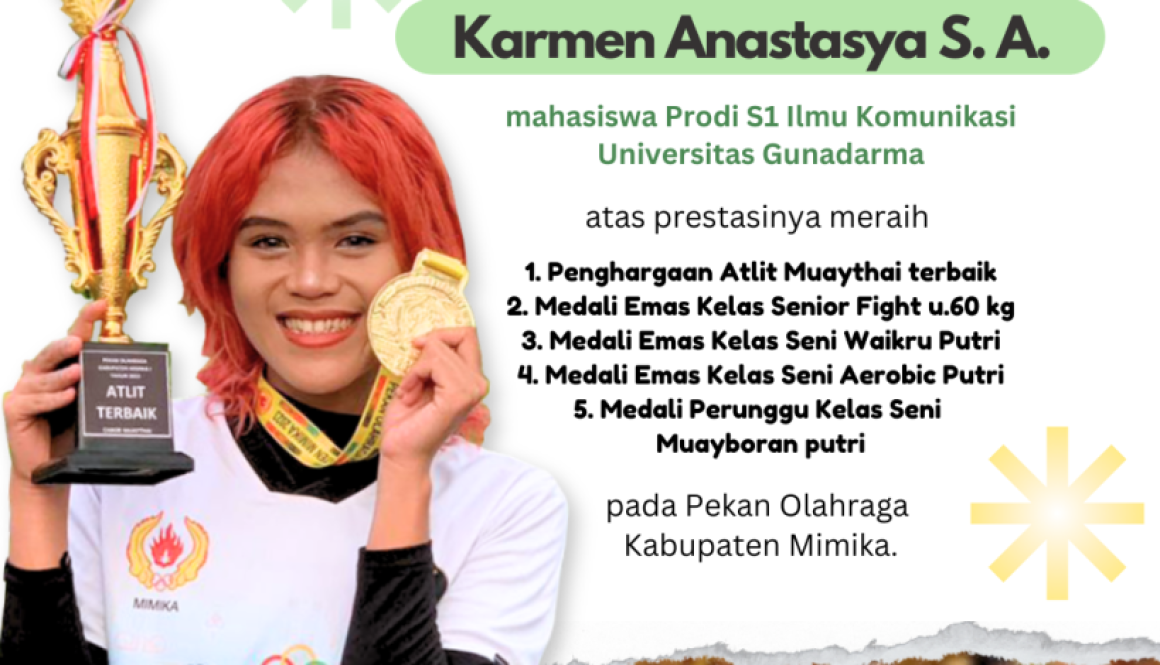 Prestasi Mahasiswa FIKOM UG_Karmen