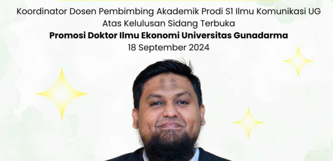 Promosi Doktor Ahmad Nasher 1