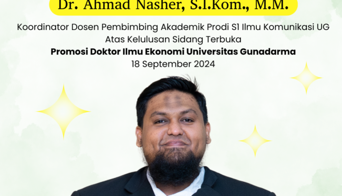 Promosi Doktor Ahmad Nasher 1