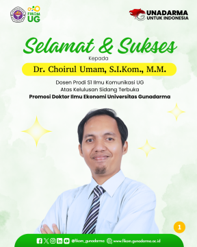 Sidang Terbuka Dosen FIKOM UG_Dr. Choirul Umam (1)