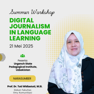 Summer Workshop Prof Tuti