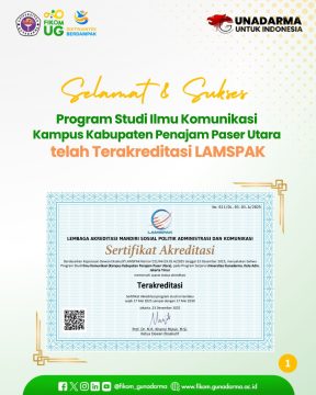 dokumentasi akreditasi ilmu komunikasi PPU