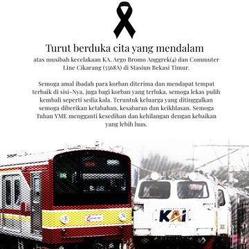 grafis turut berduka KAI